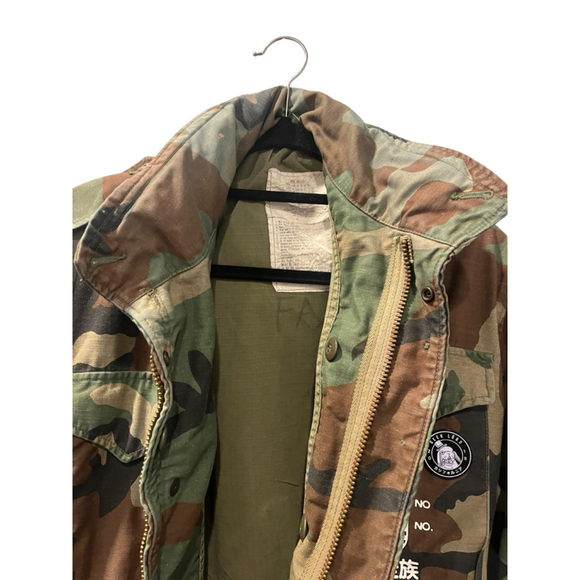 Vintage 1965 U.S Army M-65 Field Jacket "Neo-Tokyo" Camo Hooded Sz Small Vietnam - Picture 7 of 9